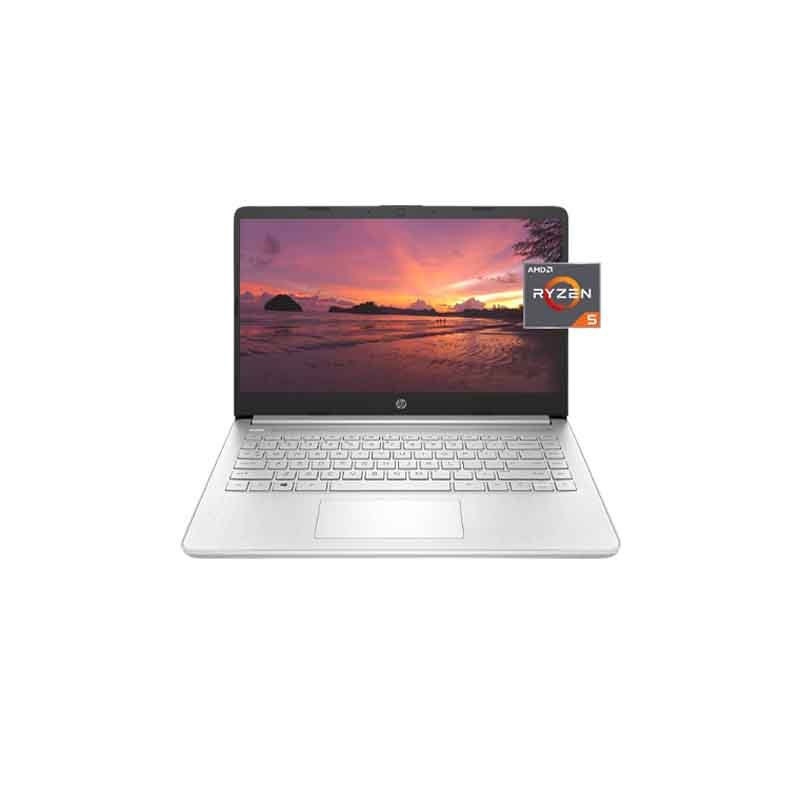  HP 14 Laptop, AMD Ryzen 5 5500U, 8 GB RAM, 256 GB SSD Storage,  14-inch Full HD Display, Windows 10 Home, Thin & Portable, Micro-edge &  Anti-glare Screen, Long Battery Life (