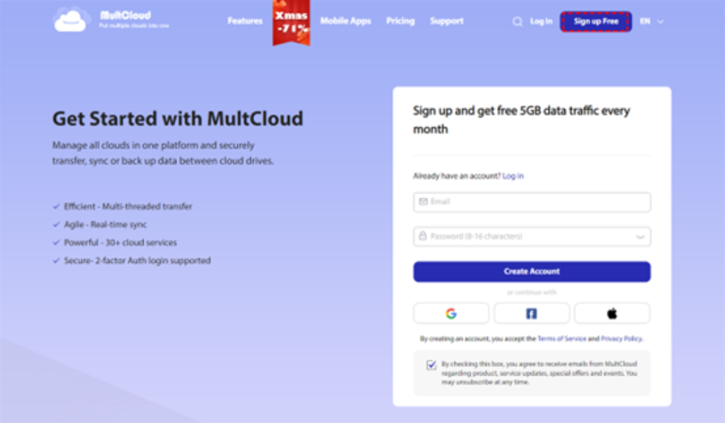 How to Sync Data between Cloud Services with MultCloud