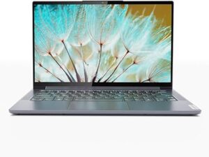 Lenovo Yoga Slim 7 AMD Ryzen 7 4800U 14 inches Full HD IPS Business Laptop (8GB/512GB SSD/Windows 10 Home/MS Office 2019/Integrated Radeon Graphics/Slate Grey/1.33Kg), 82A2008VIN