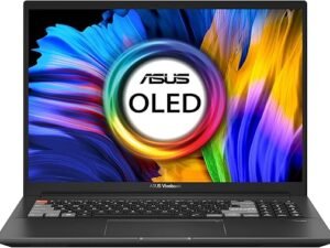 ASUS Vivobook Pro 16X OLED (2021), 16" (40.64 cms) 4K OLED, AMD Ryzen 9 5900HX, 4GB NVIDIA GeForce RTX 3050 Ti Graphics, Laptop (16GB/1TB SSD/Office 2021/Windows 11/Black/1.95 Kg), M7600QE-L2058WS